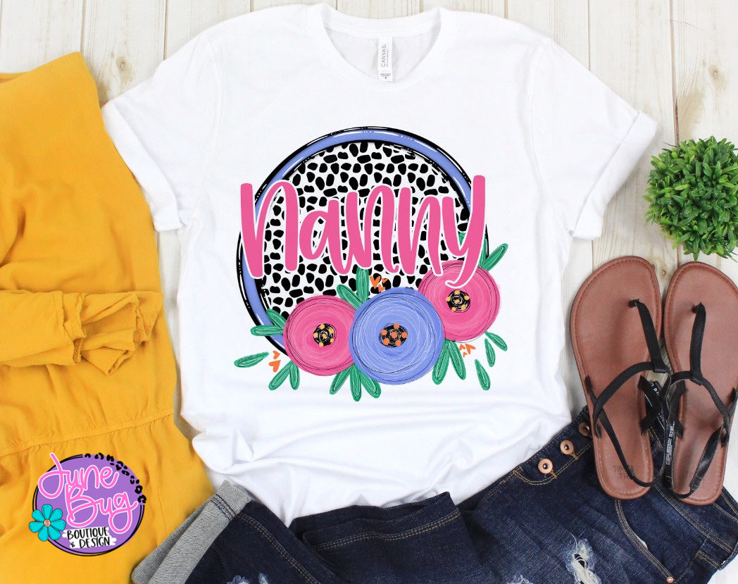 Dot & Floral Mom/Grandma