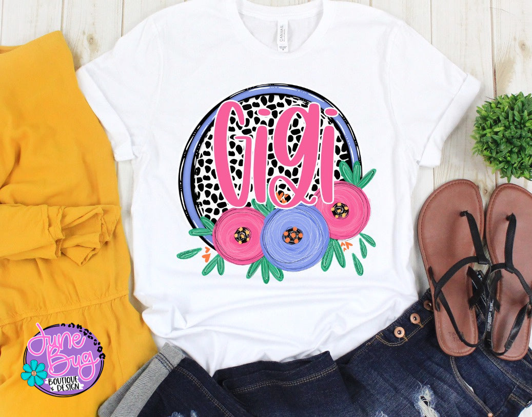Dot & Floral Mom/Grandma