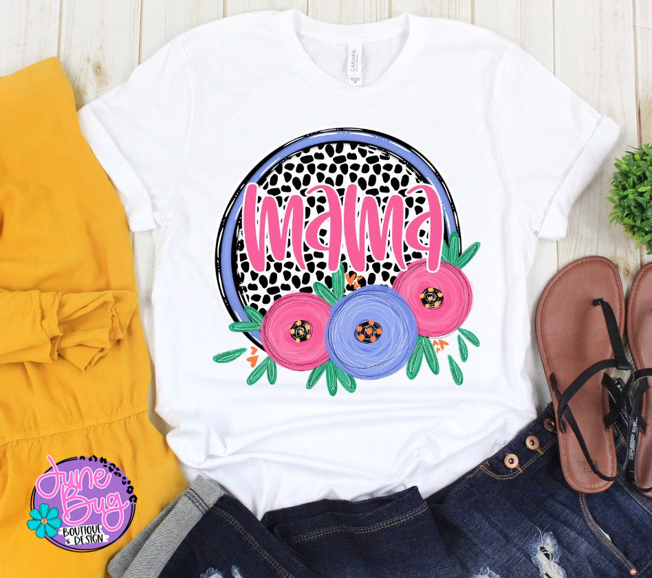 Dot & Floral Mom/Grandma
