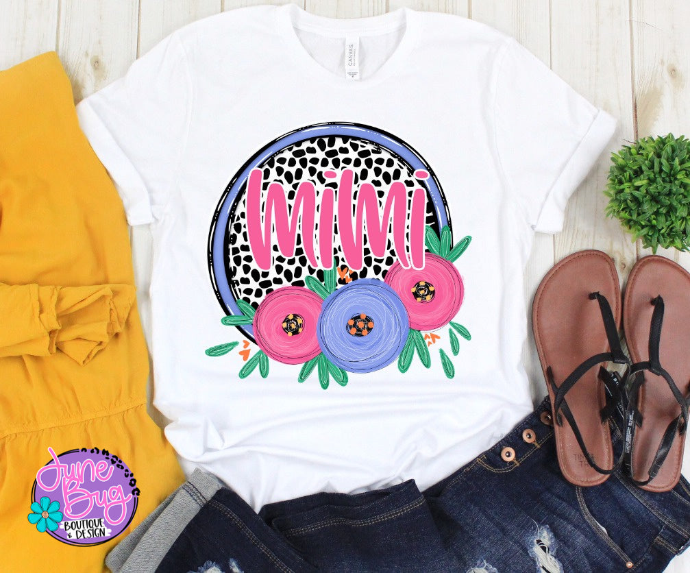 Dot & Floral Mom/Grandma