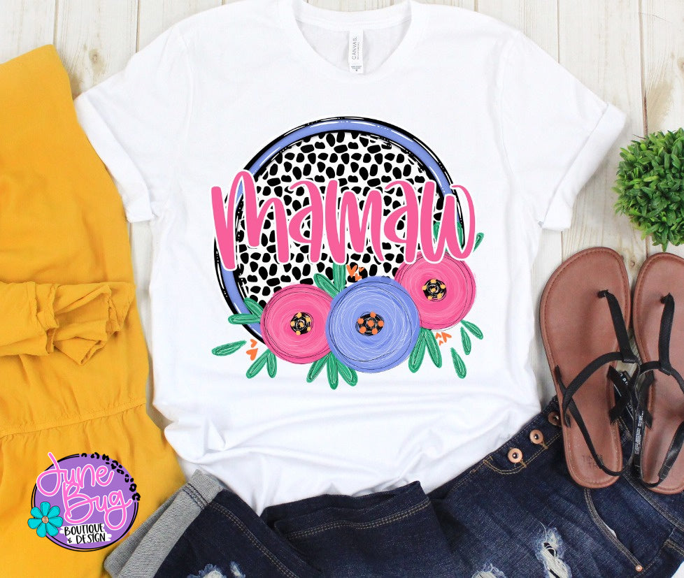 Dot & Floral Mom/Grandma