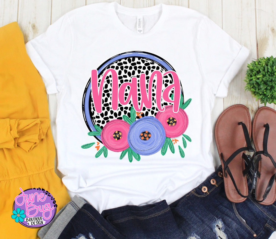 Dot & Floral Mom/Grandma