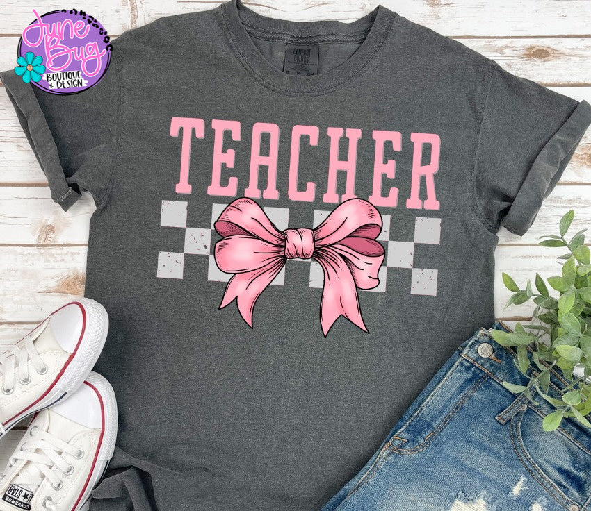 Pink Bow~Teacher