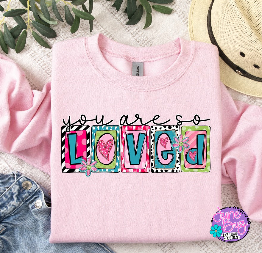 You Are So Loved Valentine Box Letters