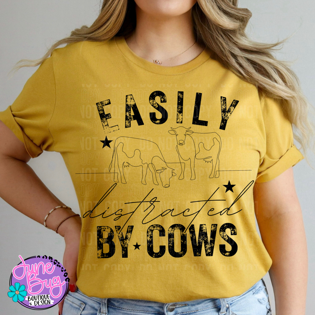 Easily Distracted by Cows
