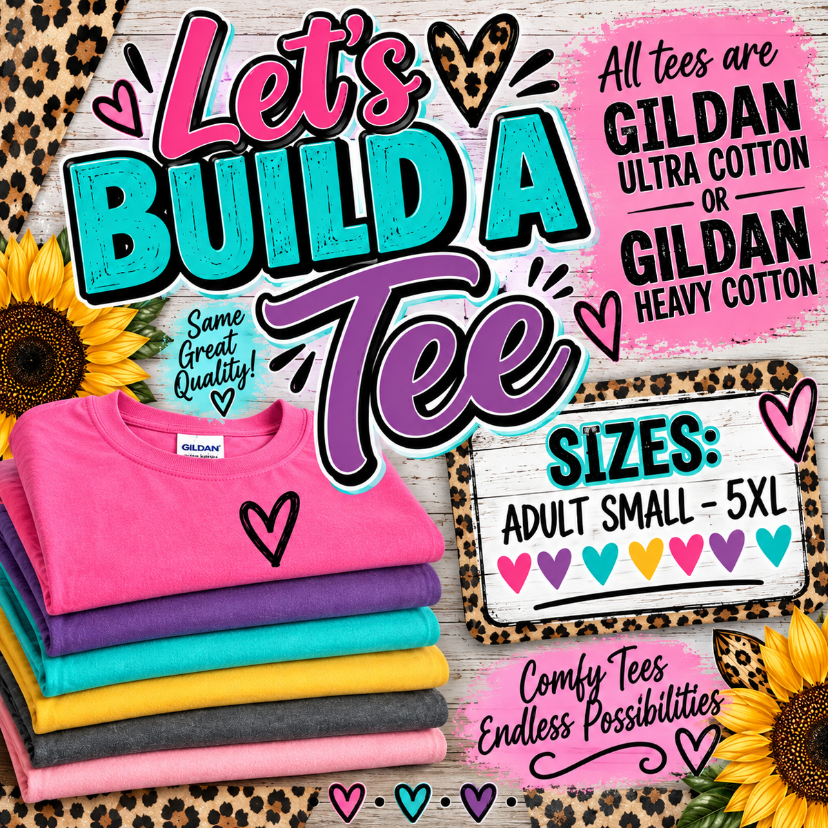 Build A Tee with me Live