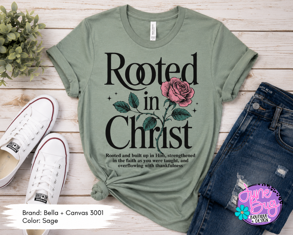 Rooted In Christ Rose of Faith
