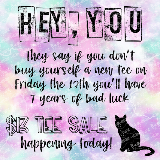 Friday the 13th Mystery Tee