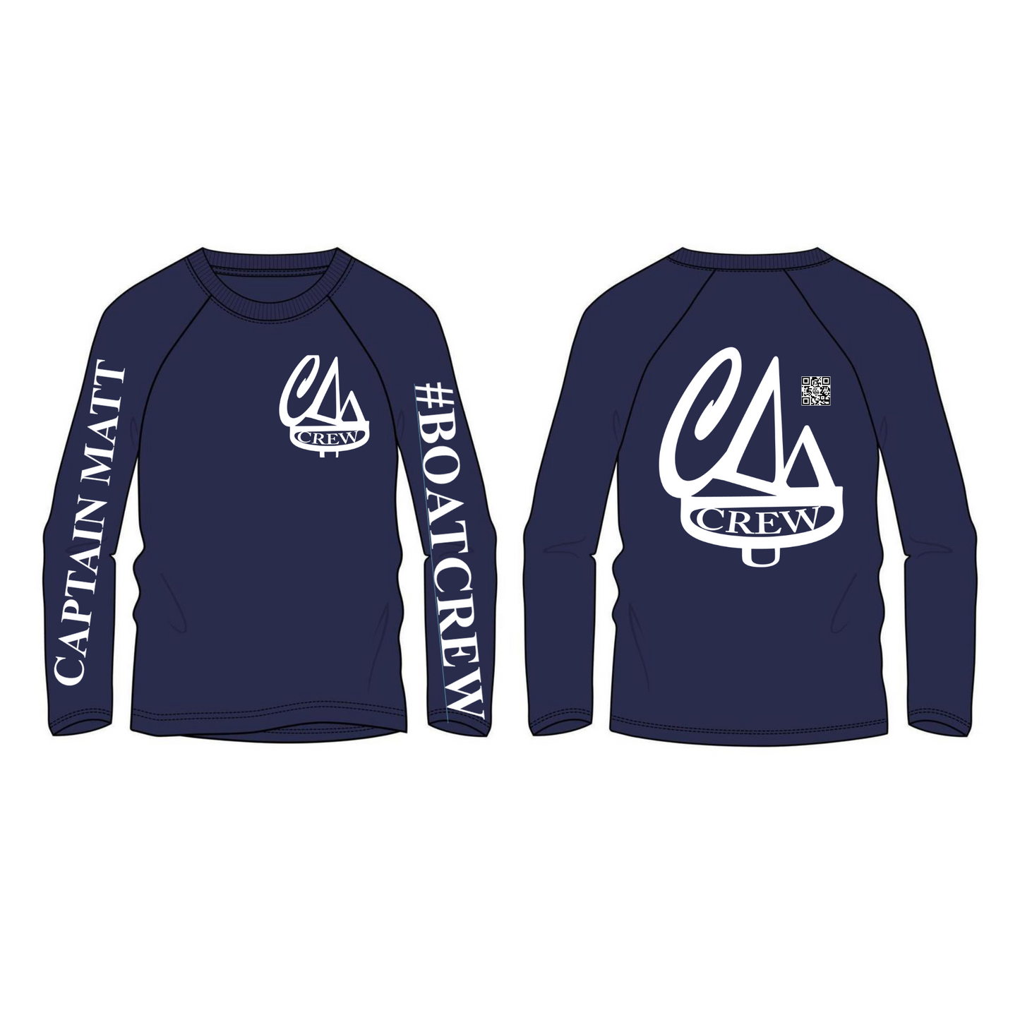 Captain Matt Music Long Sleeve Tee