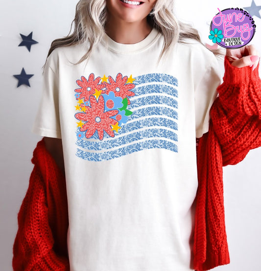 Lace American Flag