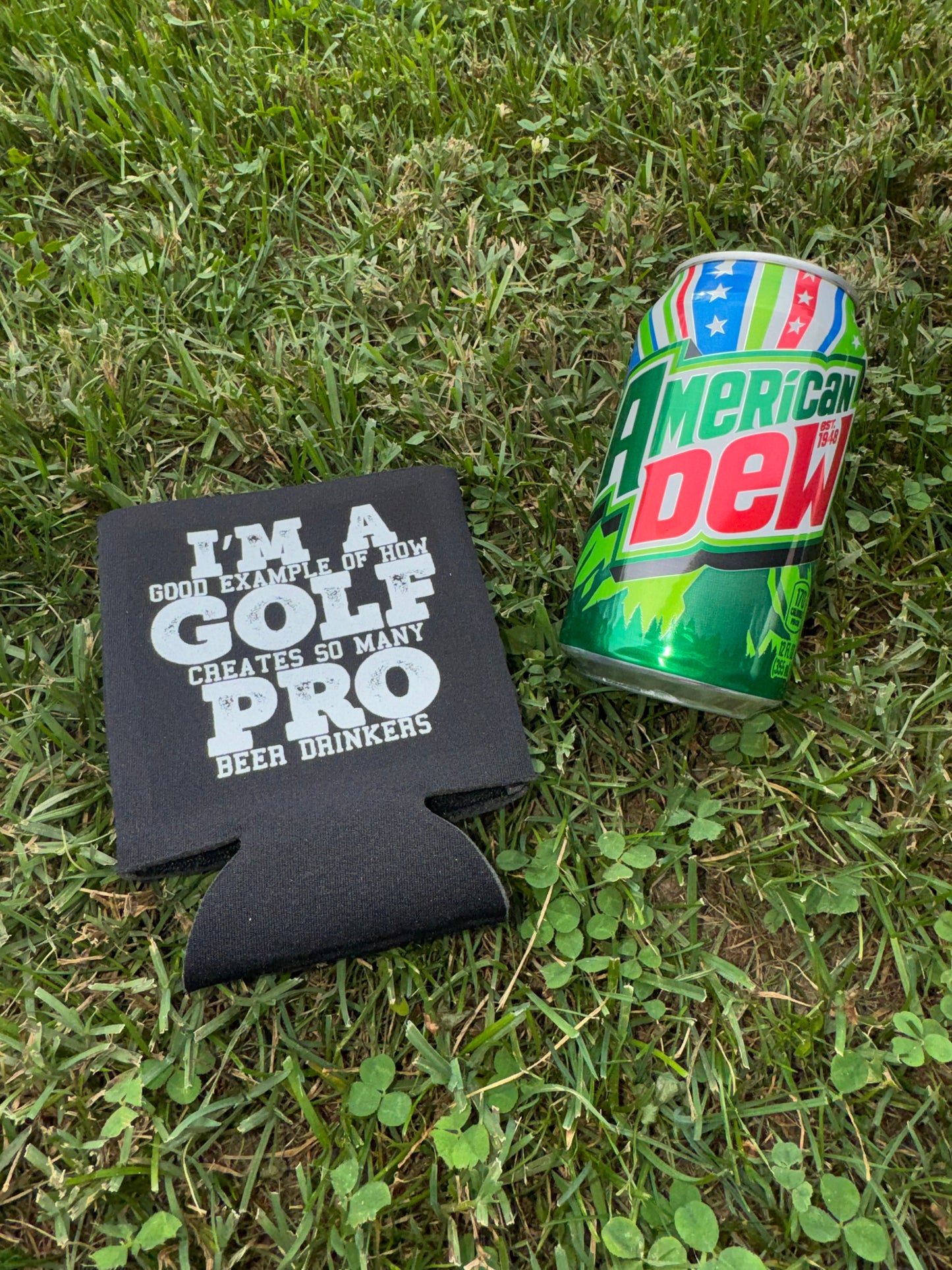 Golf Creates Pro Beer Drinker Neoprene Can Koozie