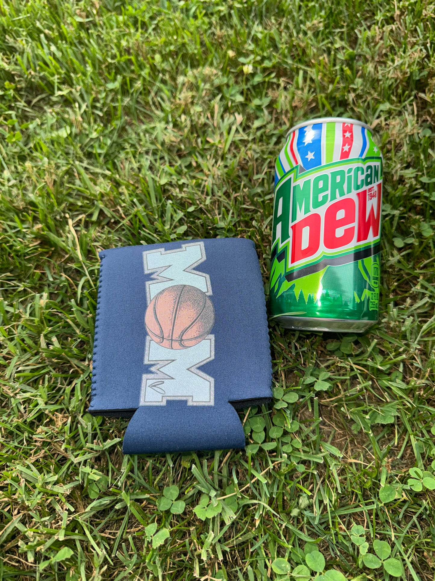 Basketball Mom Neoprene Can Koozie