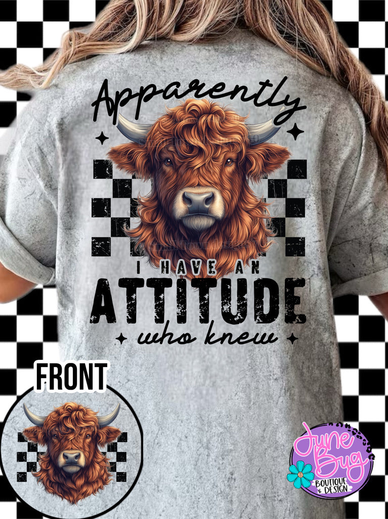 Apparently I Have an Attitude Cow