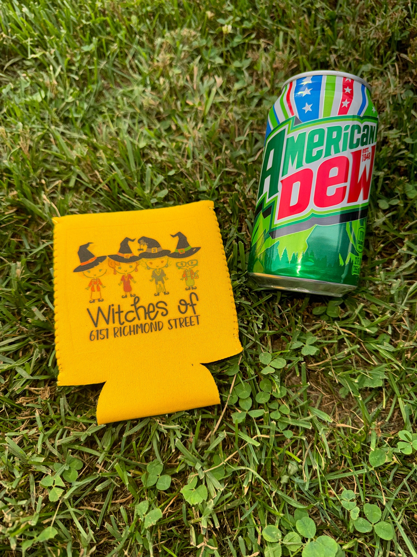 Witches of 6151 Richmond Street Neoprene Can Koozie