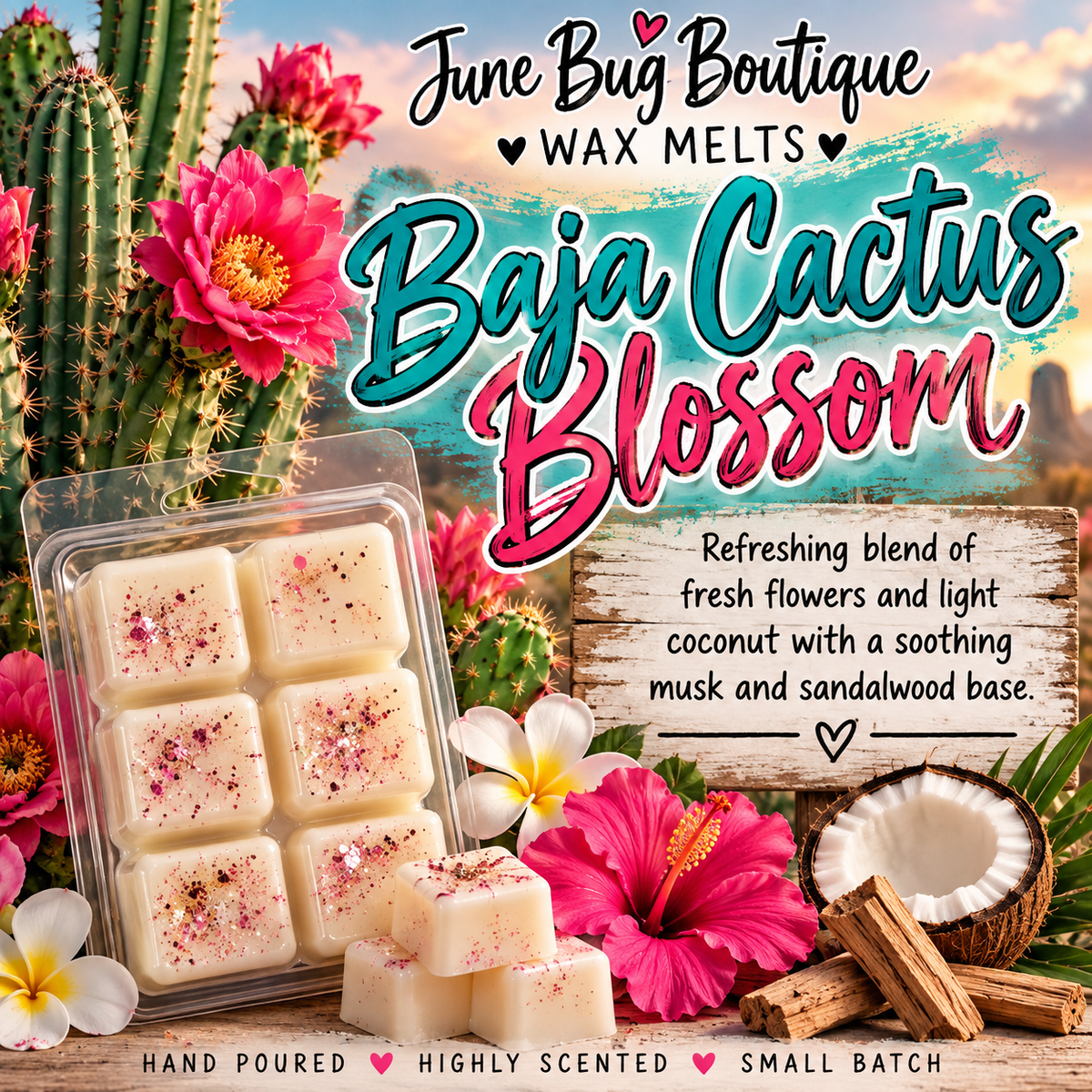 Baja Cactus Blossom Wax Melts