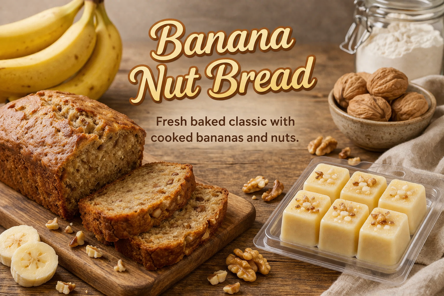 Banana Nut Bread Wax Melts