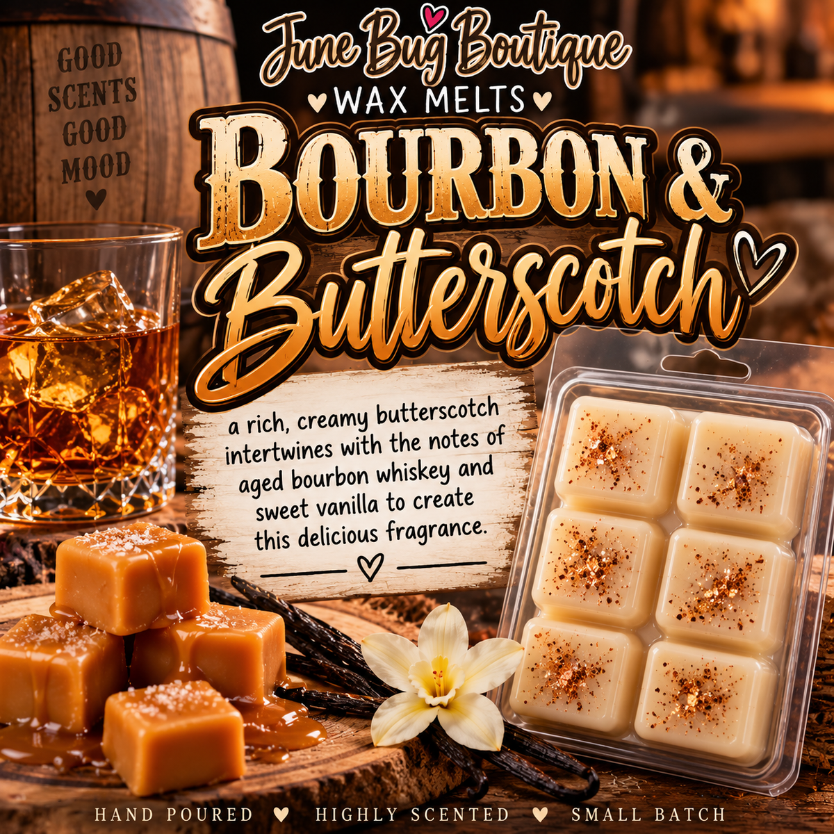 Bourbon & Butterscotch Wax Melts