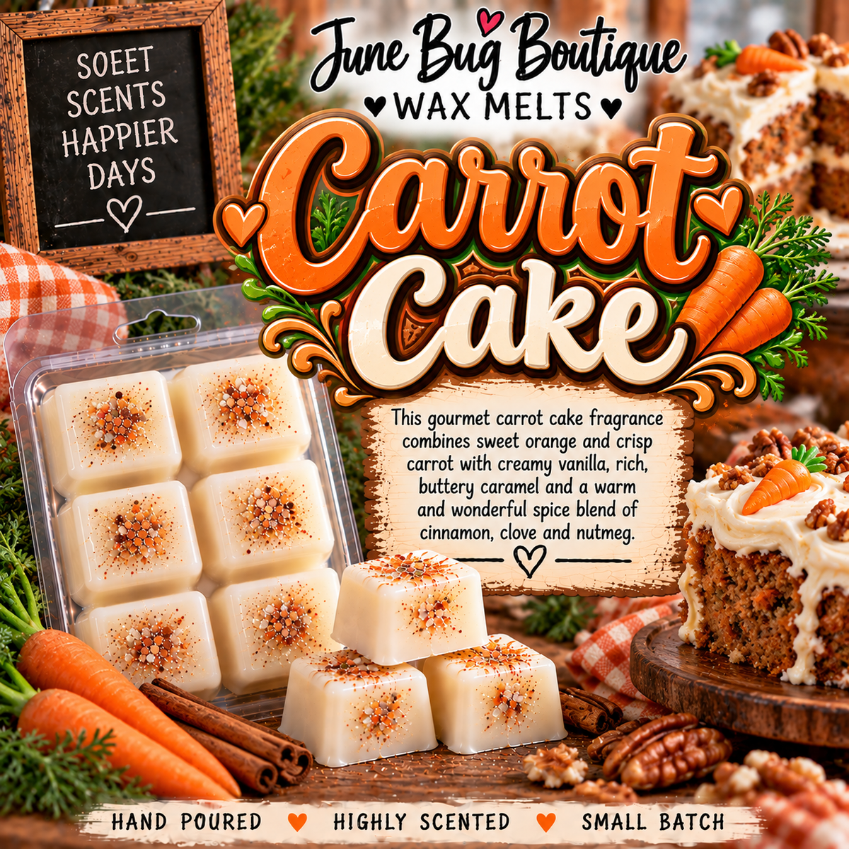 Carrot Cake Wax Melts