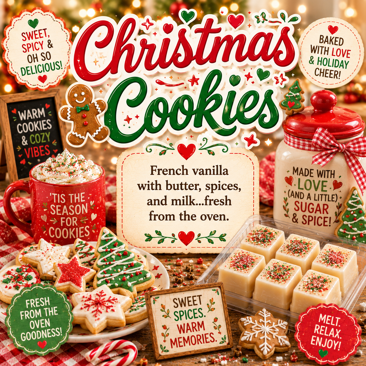 Christmas Cookies Wax Melts