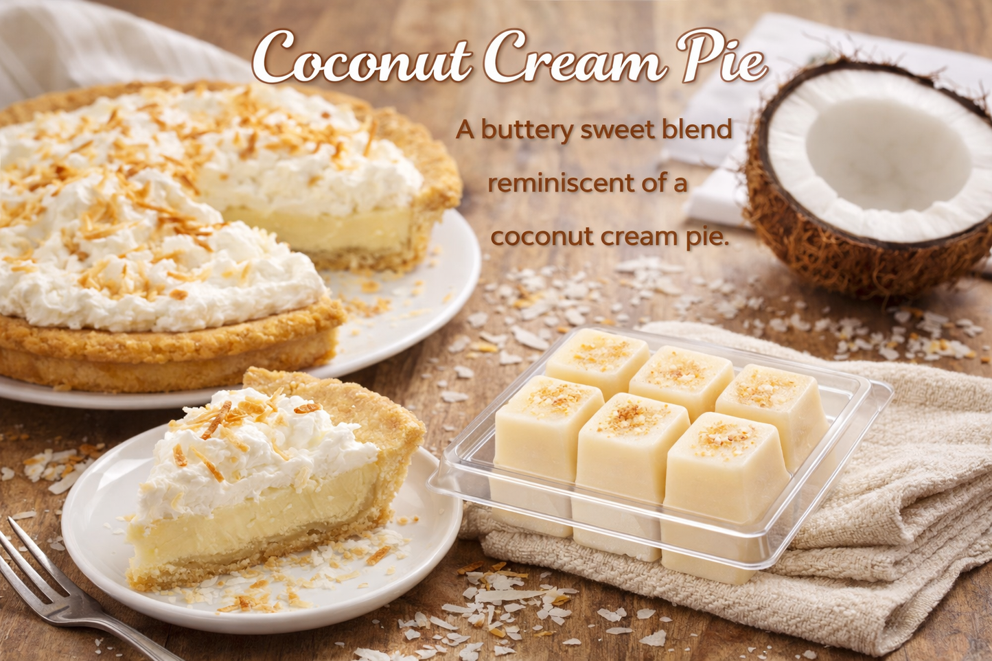 Coconut Cream Pie Wax Melts