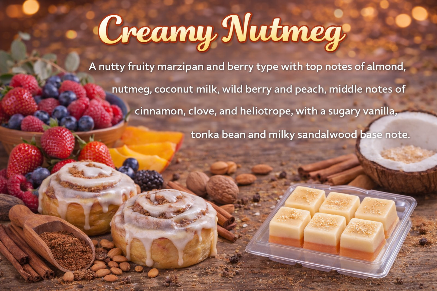 Creamy Nutmeg Wax Melts