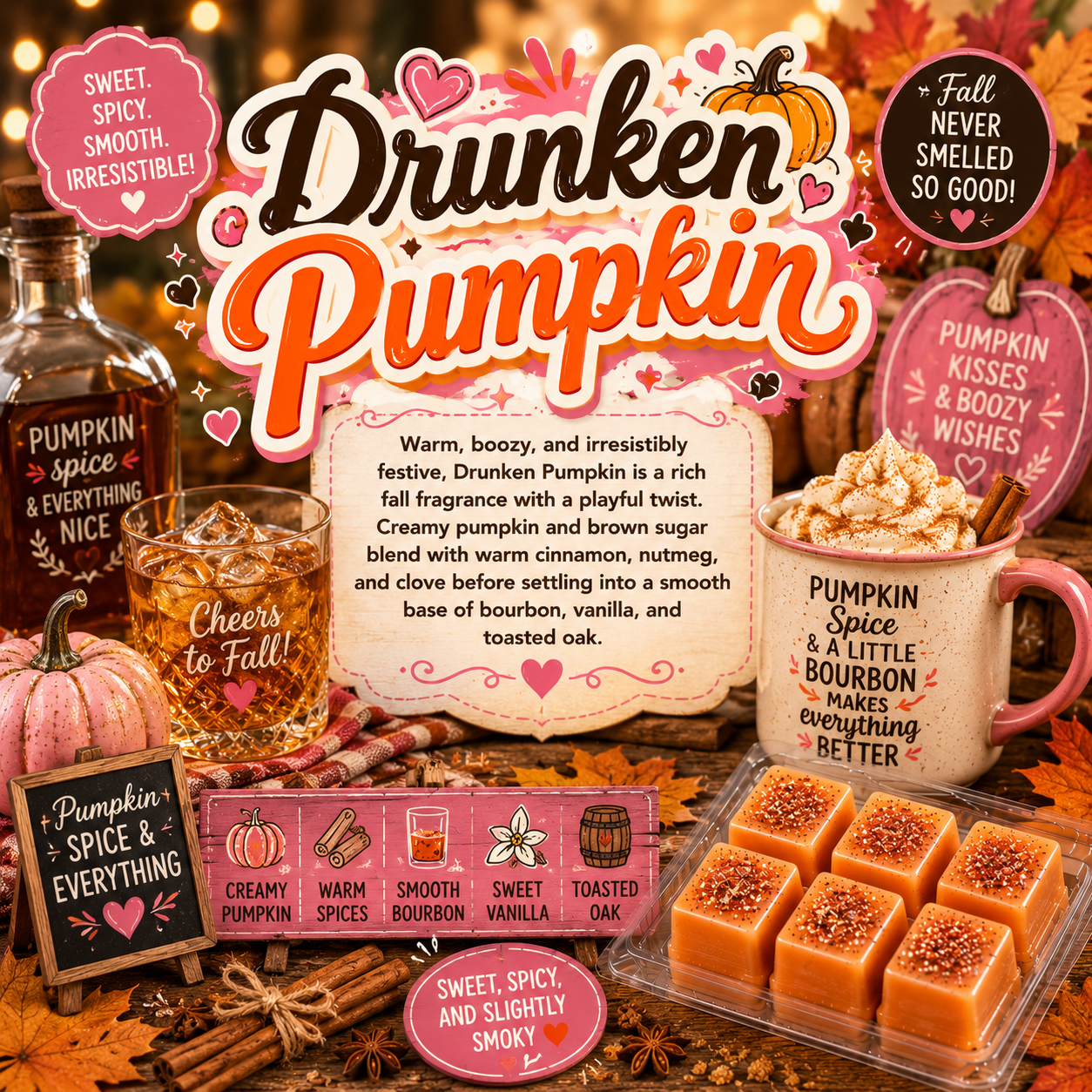 Drunken Pumpkin Wax Melts