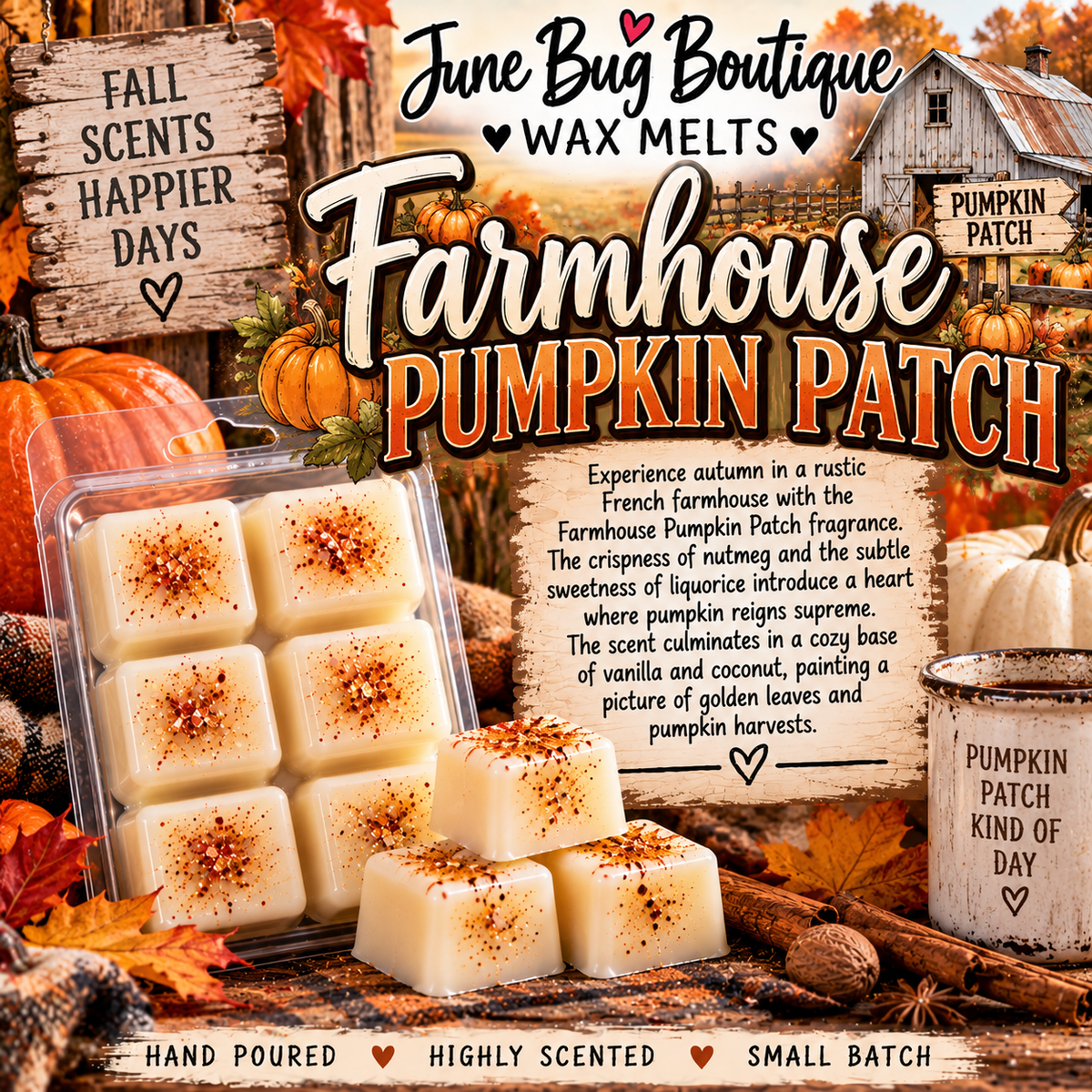 Farmhouse Pumpkin Patch Wax Melts