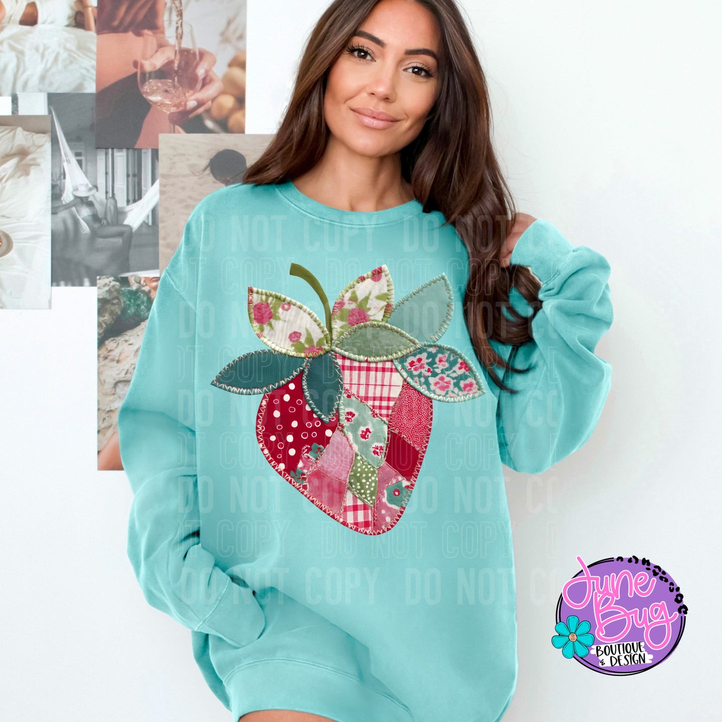 Faux Patch Strawberry