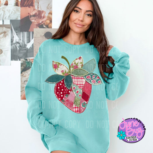 Faux Patch Strawberry