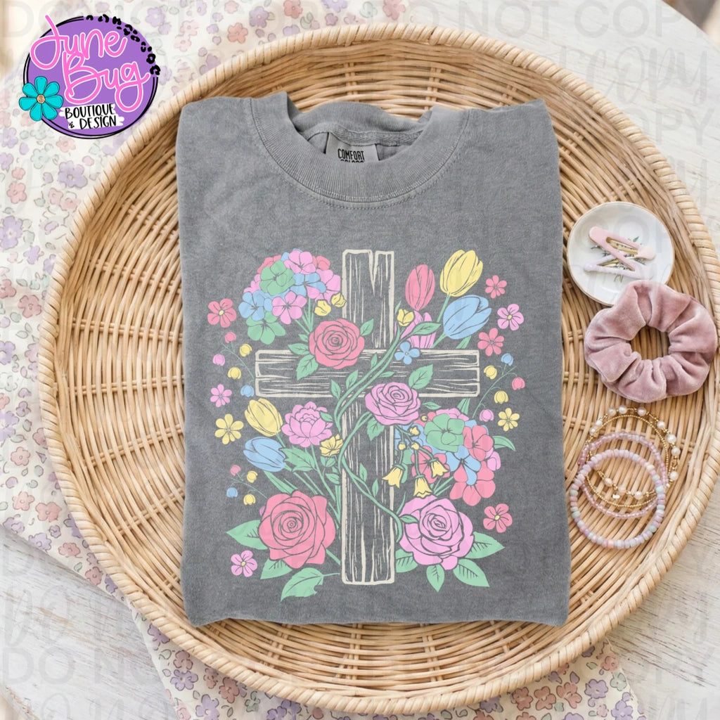 Floral Cross