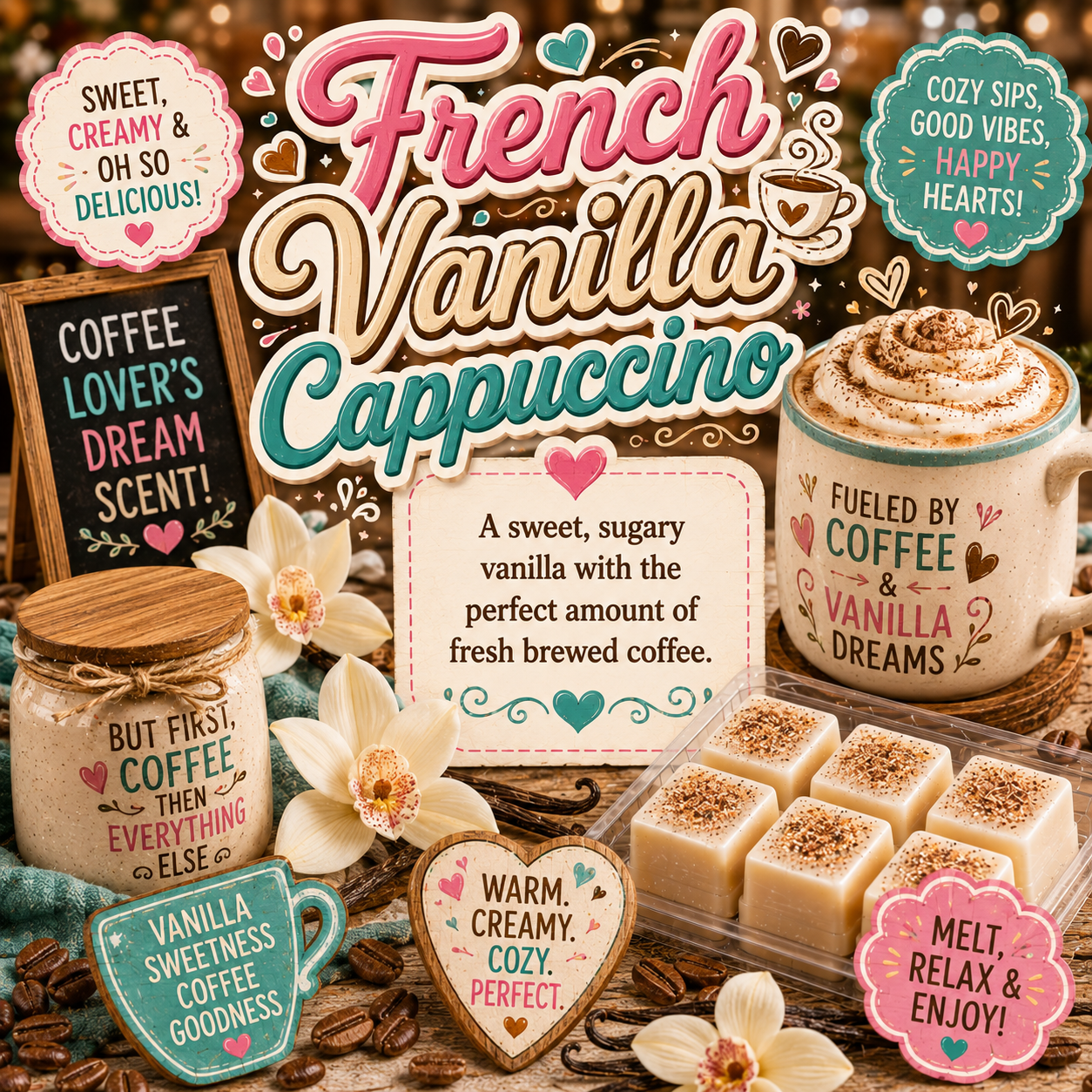 French Vanilla Cappuccino Wax Melts