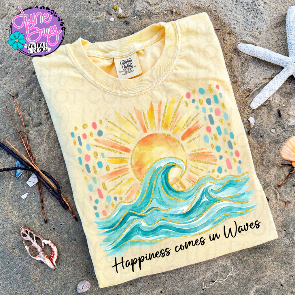 Happiness Comes in Waves