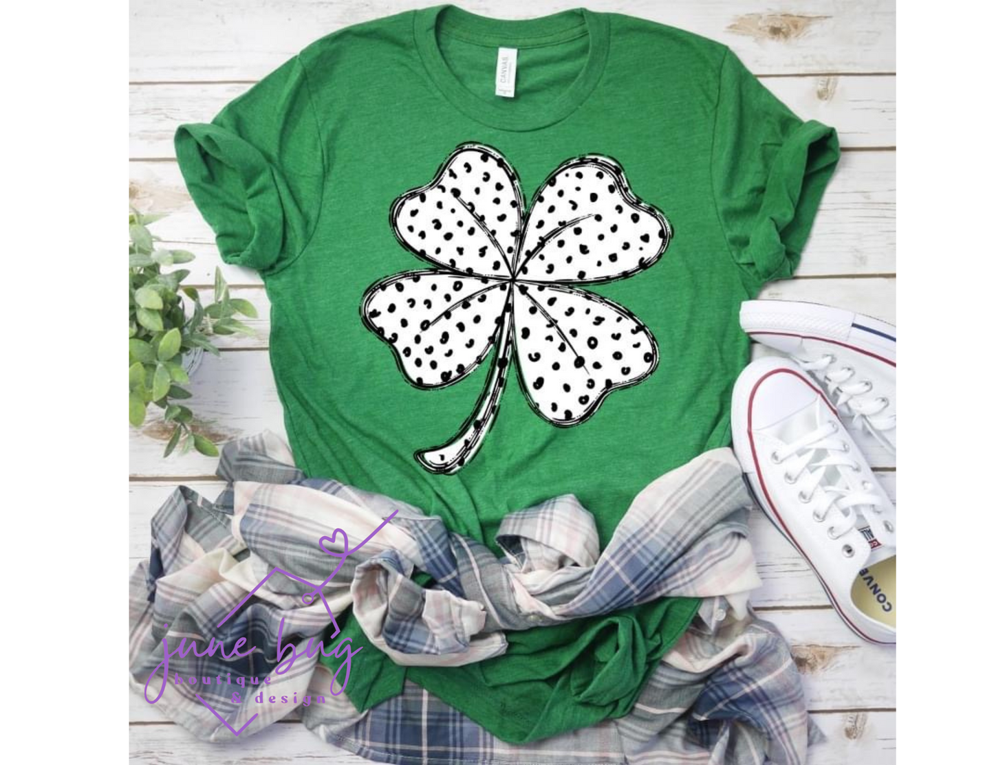 Black Dottie Shamrock