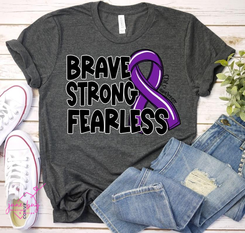 Brave Strong Fearless Awareness