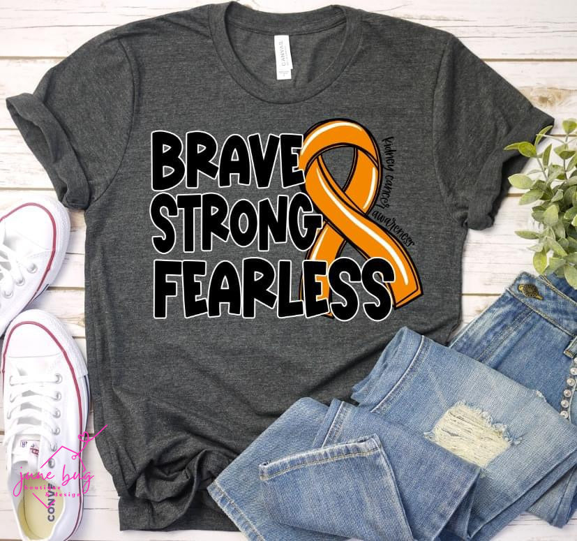 Brave Strong Fearless Awareness