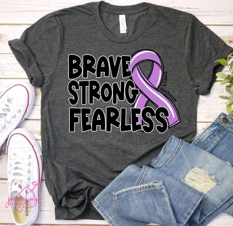 Brave Strong Fearless Awareness