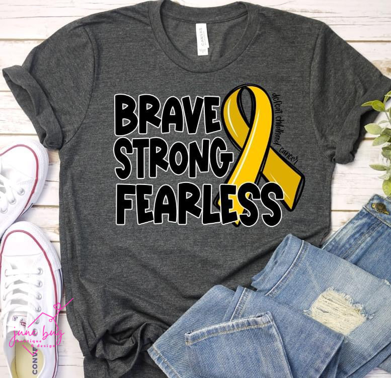 Brave Strong Fearless Awareness