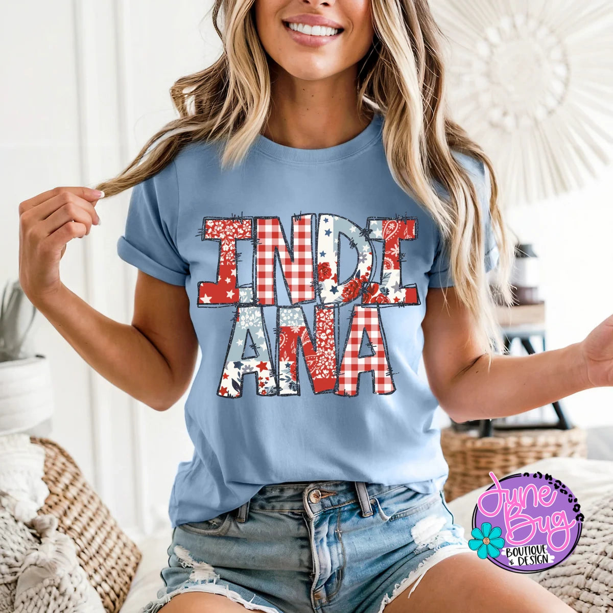 Indiana Doodle & Glitter Patch