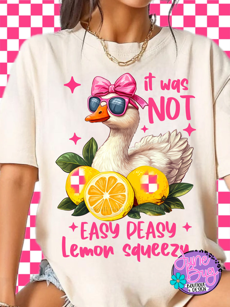 It Was Not Easy Peasy