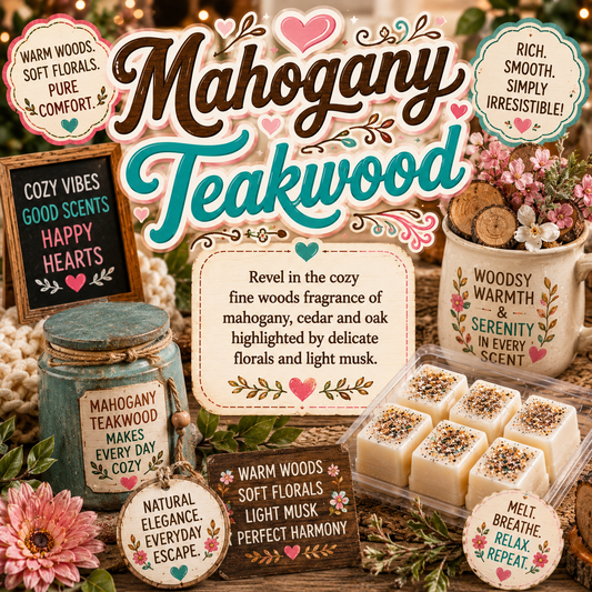 Mahogany Teakwood Wax Melts