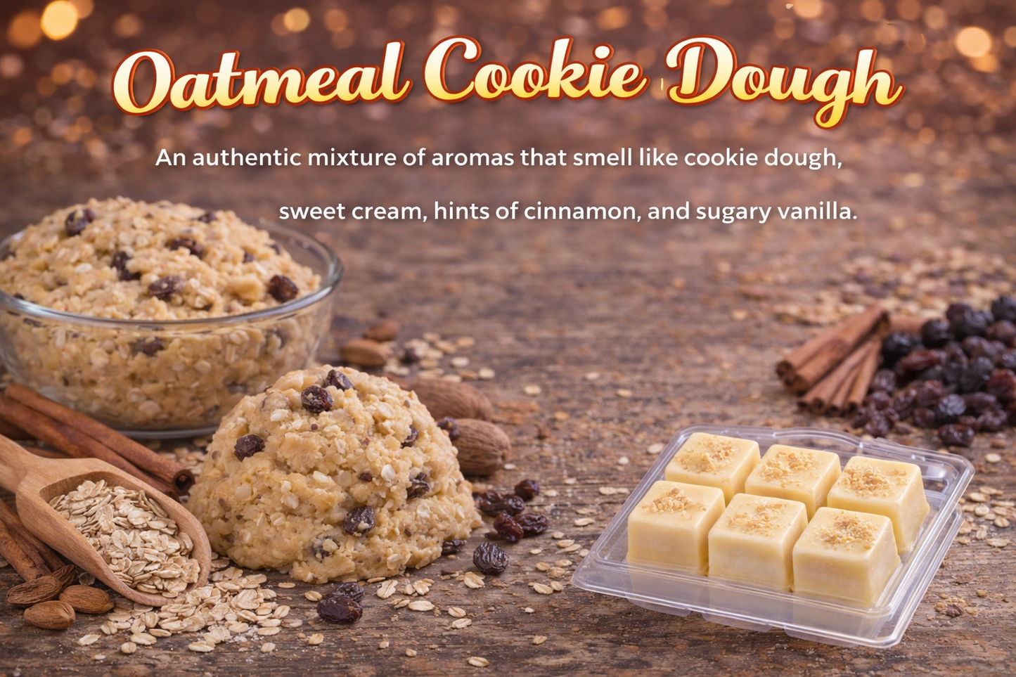 Oatmeal Cookie Dough Wax Melts