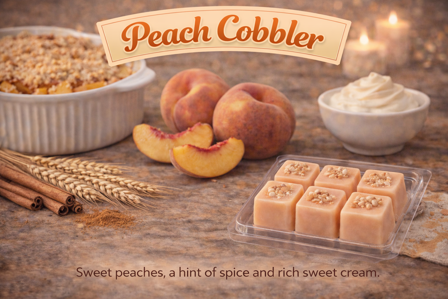 Peach Cobbler Wax Melts