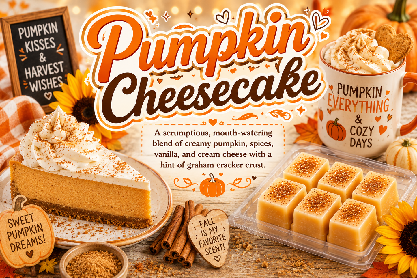 Pumpkin Cheesecake Wax Melts