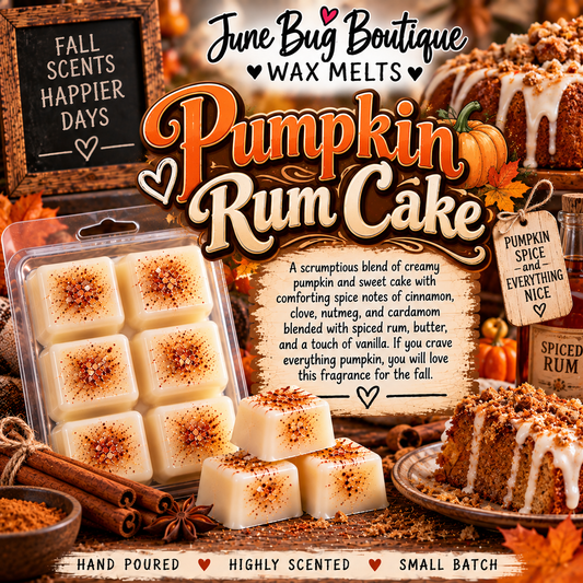 Pumpkin Rum Cake Wax Melts
