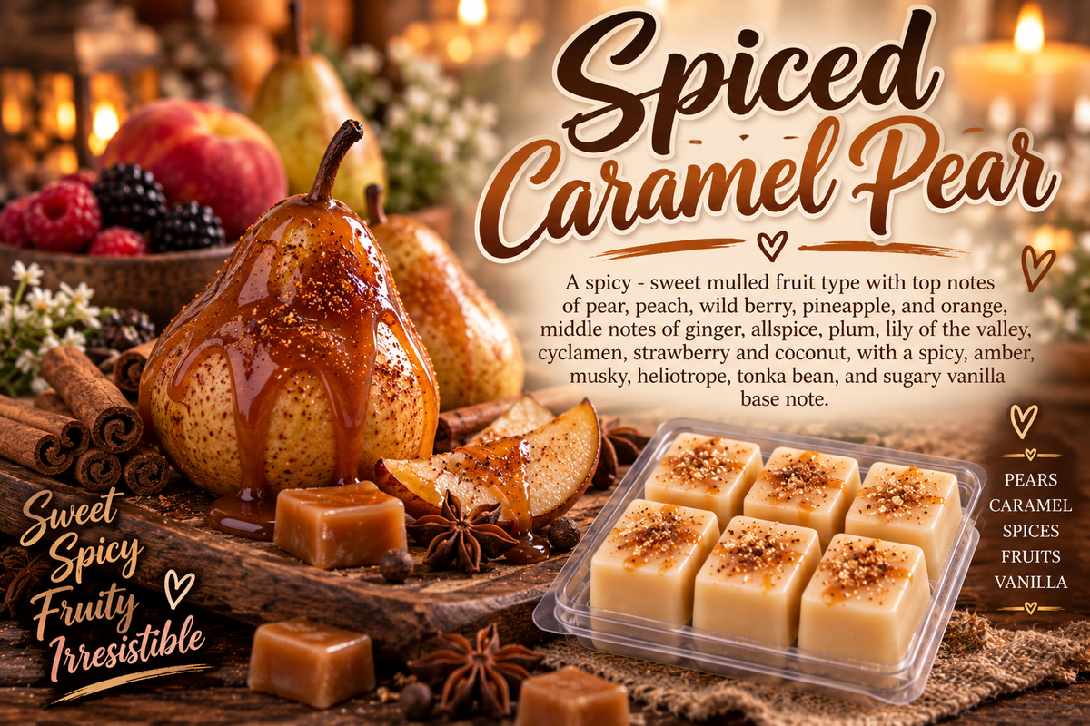 Spiced Caramel Pear Wax Melts