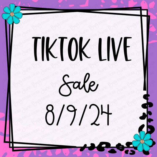 TikTok Live Sale