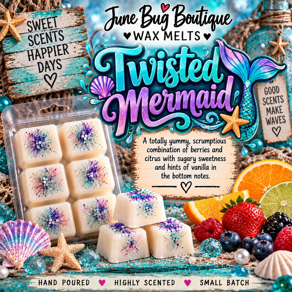 Twisted Mermaid Wax Melts