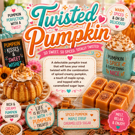Twisted Pumpkin Wax Melts