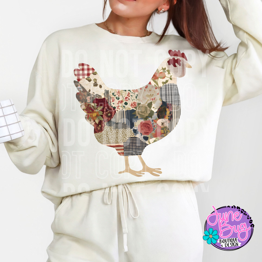 Vintage Patch Chicken