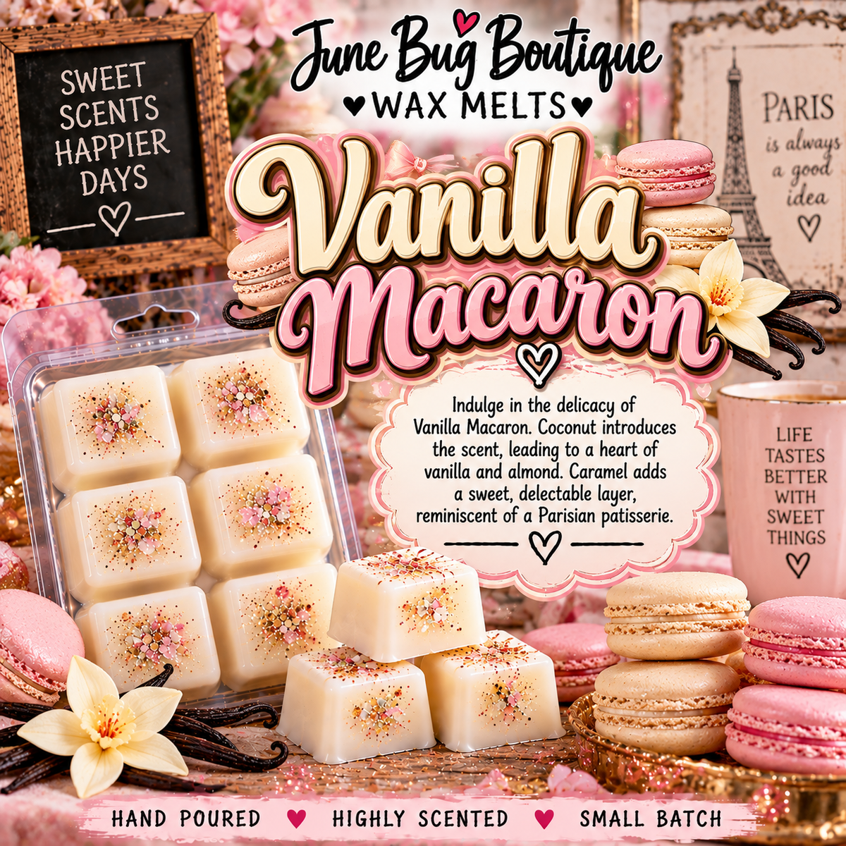 Vanilla Macaron Wax Melts